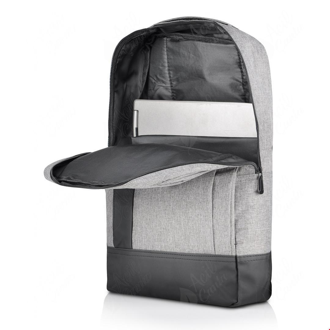 Promosyon sırt çantası gri 3